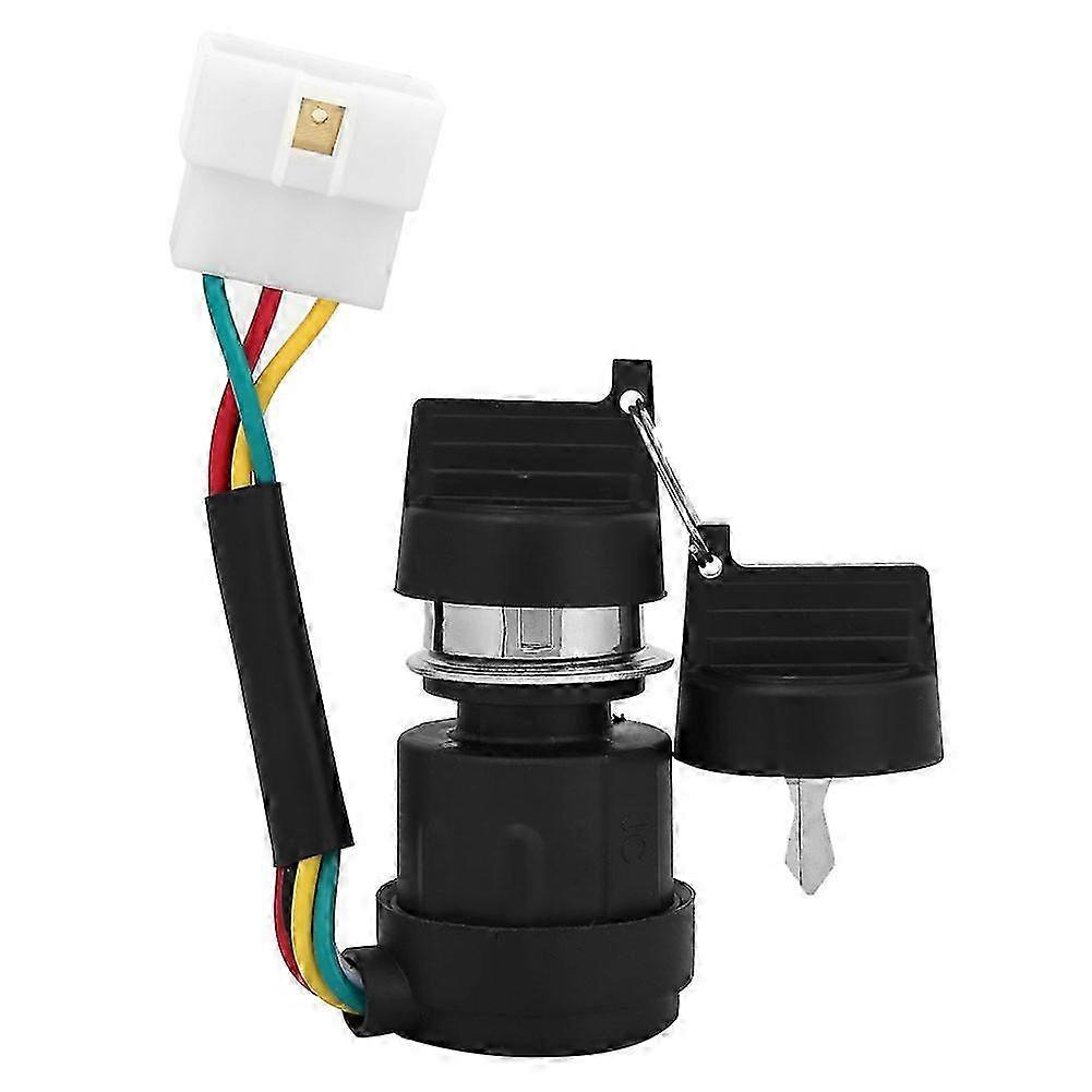 Ignition Key Switch with 2 Keys for 178F/186F Air Cooled Diesel Engine Tiller Start Switch