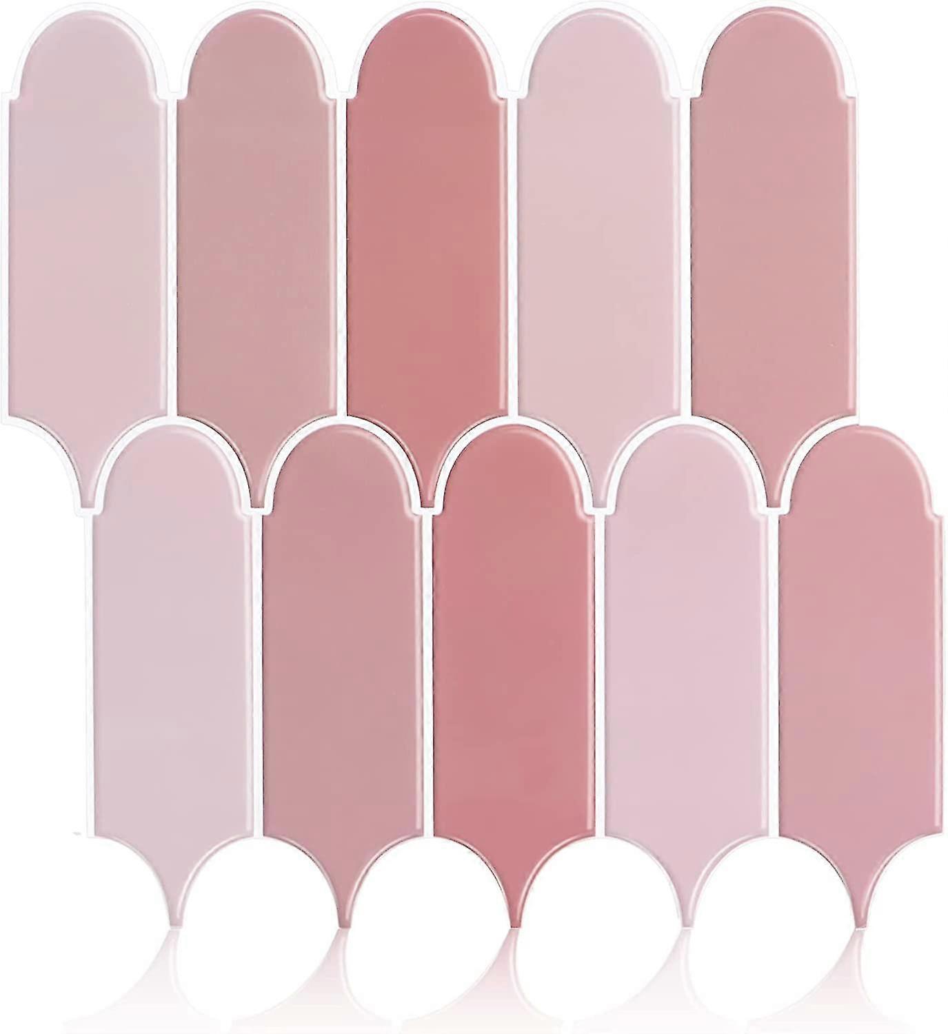 6 قطع 2.5mm سميكة ذاتية اللصق 3D باكسبلاش بلاط الجدران للمطبخ (30.5x 30.5cm)