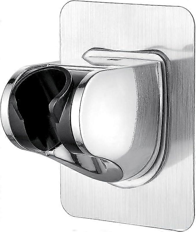 Shower bracket without 3M drilling glue - universal shower head bracket, adjustable (45), wall-mounted shower head bracket, chrome