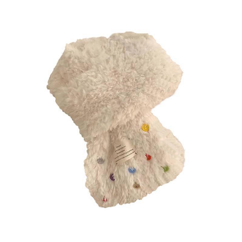 Pretty white Scarf 154cm