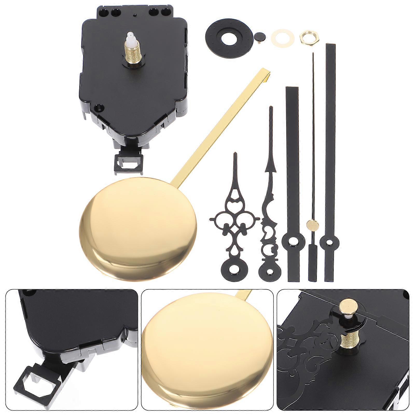 1 Set Clock Kit Clock Hand Wall Clock Mechanism Swing Movement Replacement