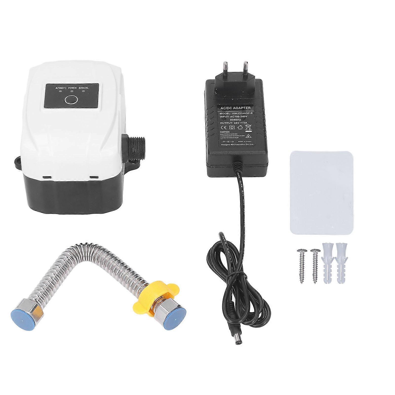 ブースターポンプ180W家庭用ソーラーウォーターヒーターパイプ圧力ポンプDC24V EUプラグAC100?240V