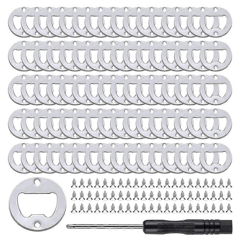 80Set DIY Opener Insert Kits,Beer Opener Hardware Parts Accessories for Resin Mold Opener