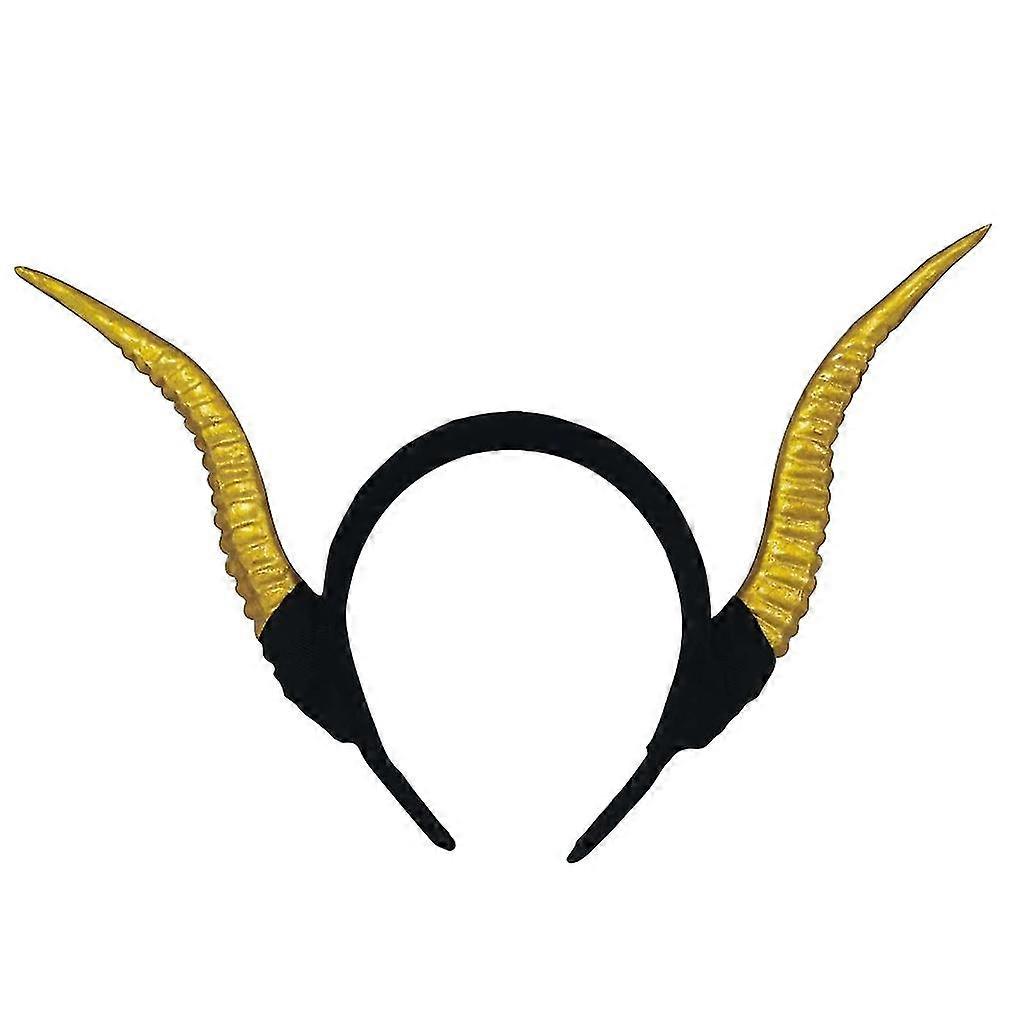 Gothic Devil Sheep Horn Shape Headband Cosplay Taking Photo Props Multi Color