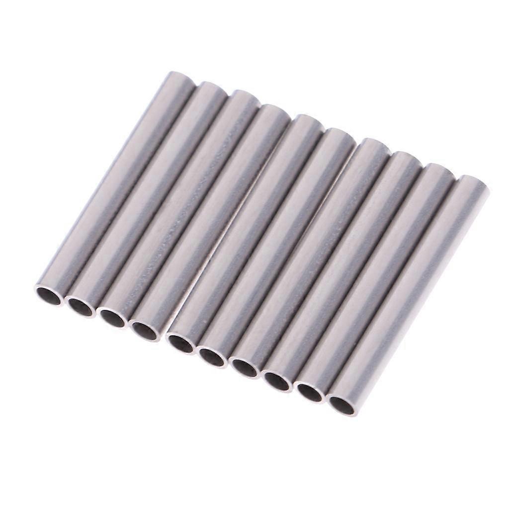 10 stuks RVS Spring Bar Set Spring Bar Tool voor 20 / 26 mm banden, reparatiegereedschap - zilver, 20 mm