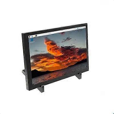 Tela sensível ao toque de 10,1 polegadas 1280x800 IPS LCD com caixa para framboesa PI 4 modelo B / 3B + / PC