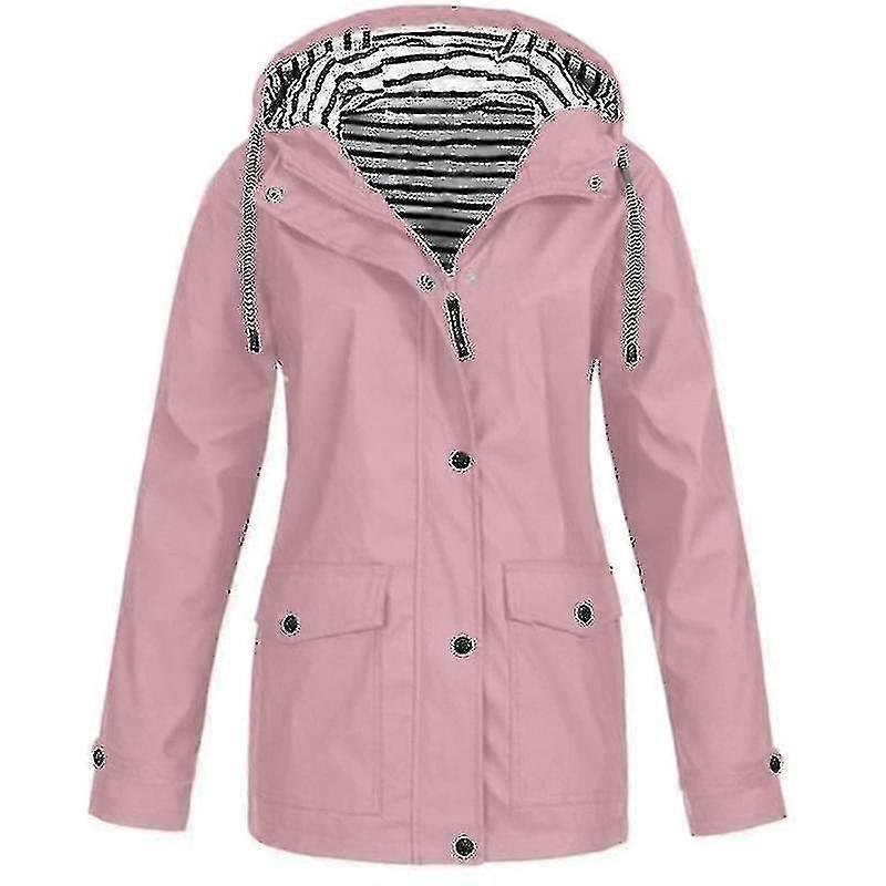 Vattentät regnjacka för damer utomhusvind regnskogsjacka
