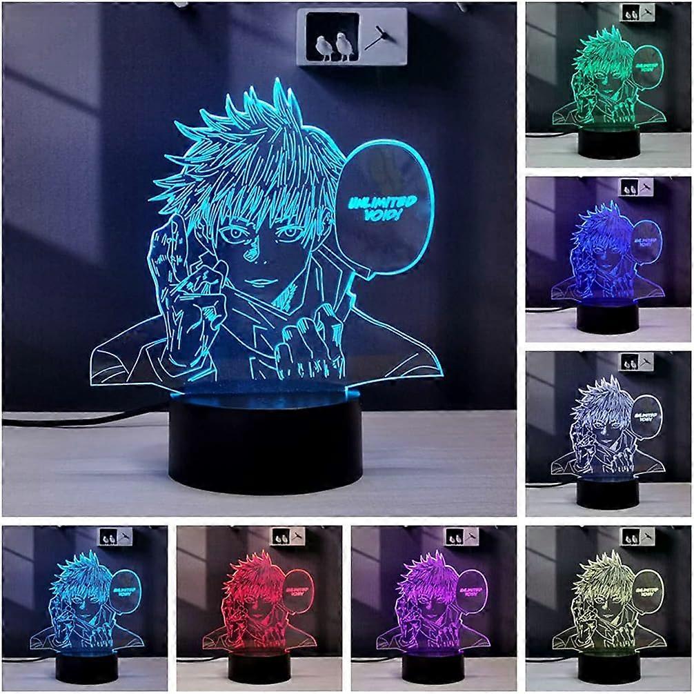 Attivolife Lampada 3D Illusion, luce notturna a LED telecomando a 16 colori cambia, decorazione da comodino per la casa per bambini bebè (Pug