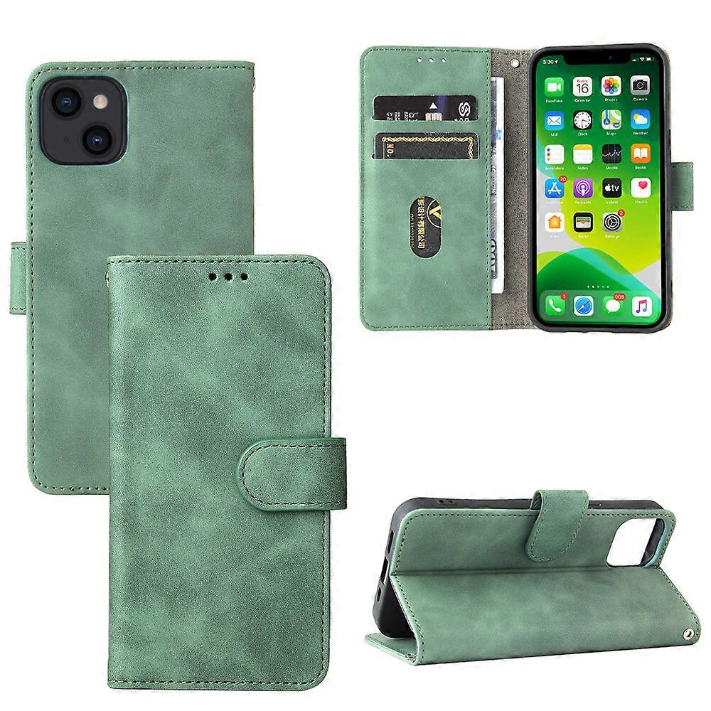 Compatible with iPhone 13 Premium PU Leather Flip Folio Case with Card Slot Built-in Magnet Wallet Cover