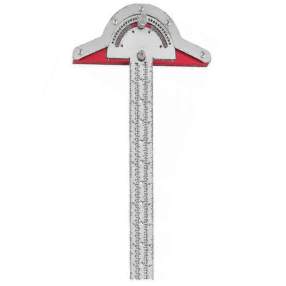 20-inch Woodworking Edge Ruler Protractor Angle Protractor Two-arm Woodworking Ruler Angle Measurem
