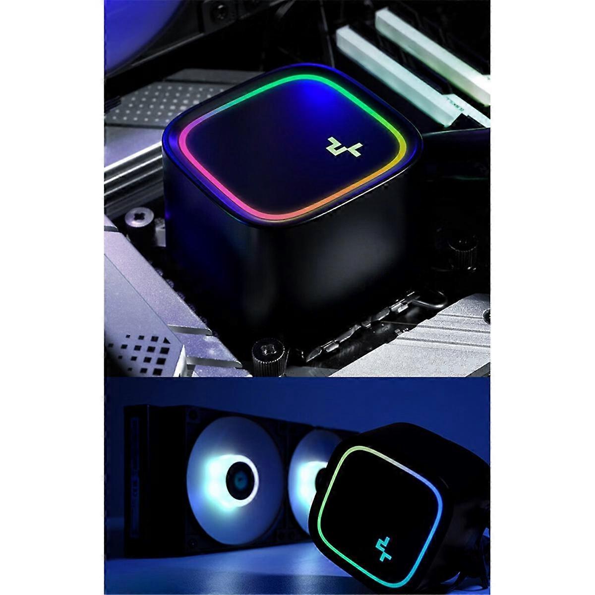 Computer CPU Radiator LS520 SE Digital 240mm CPU AIO Liquid Cooler with 4th Gen Dual-Chamber Pump, ARGB Fans