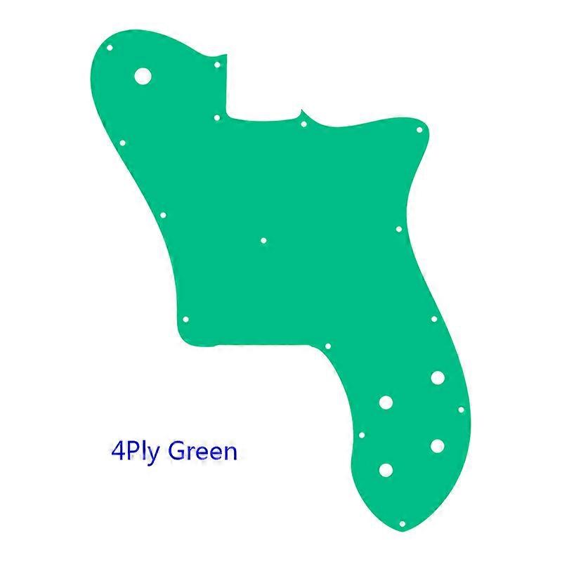 Xin Yue Custom Guitar Parts - For US FD 72 Tele Deluxe Reissue Guitar Pickguard Without Pickup Replacement Flame Pattern
