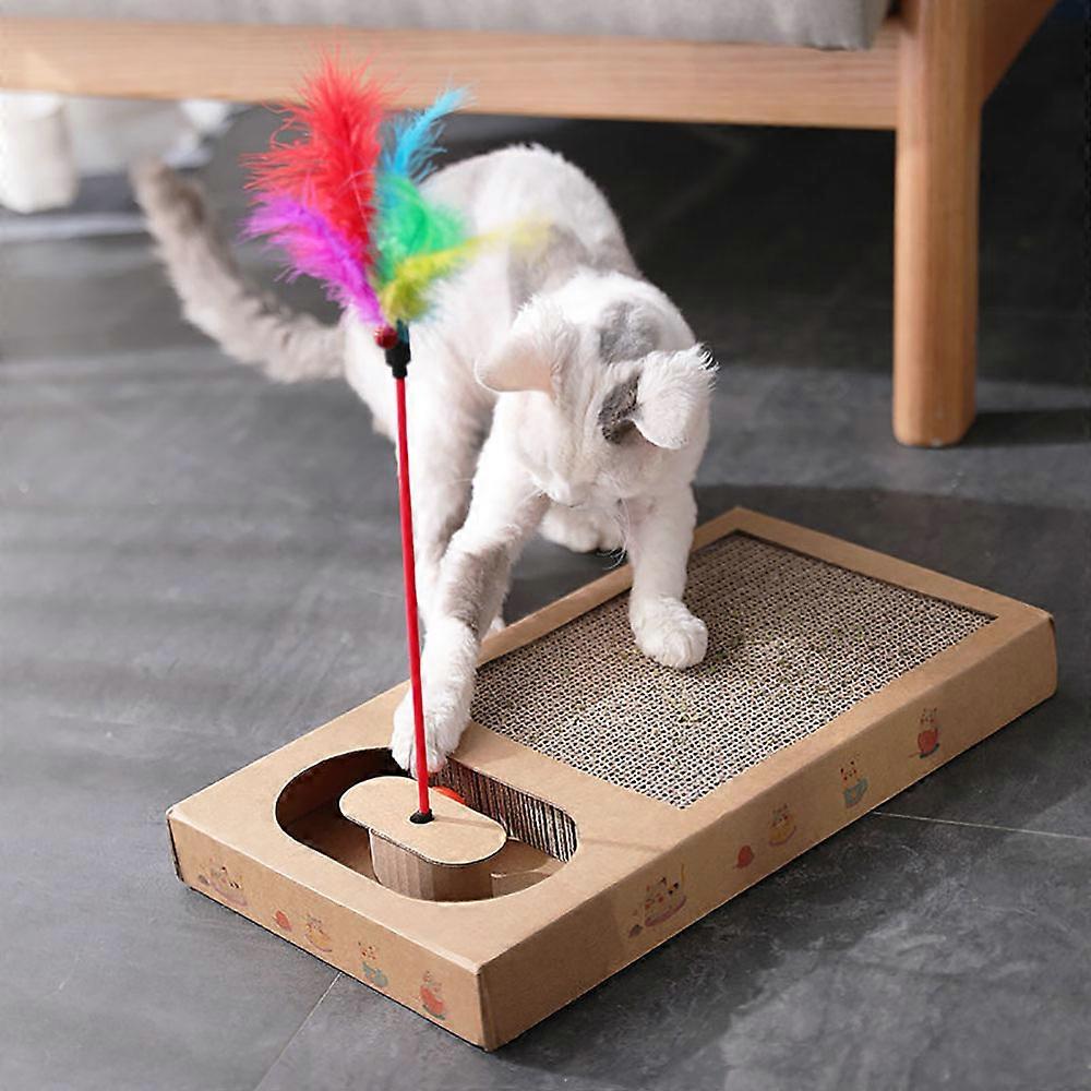 Cat Scratch Cardboard - Premium Quality Cat Scratcher with Durable Texture Design