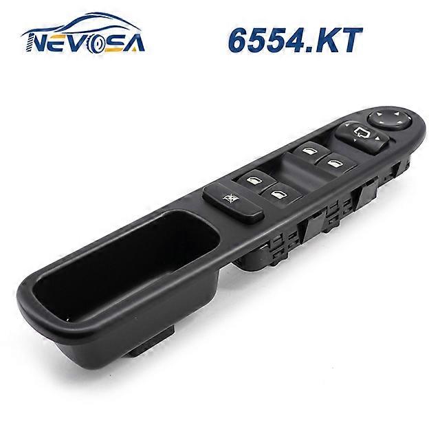 6554.KT For Peugeot 307 2007-2010 Car Electric Power Master Window Switch Lifter Console Button 6554KT Front Left Side