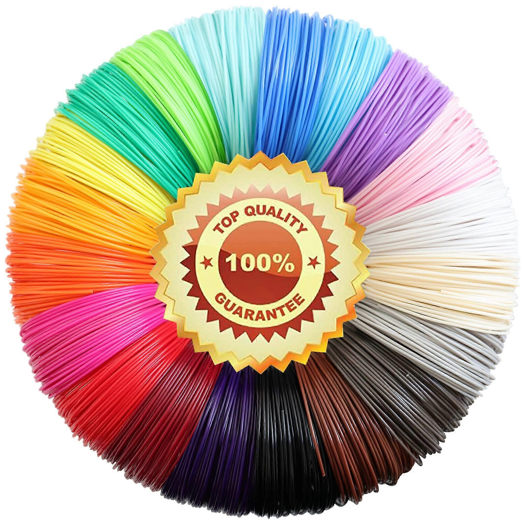 20 colors*5 20 colors High Temperature 3D Printing Pen Supplies - 320 Feet of PLA Filament Refills in 16 Colors