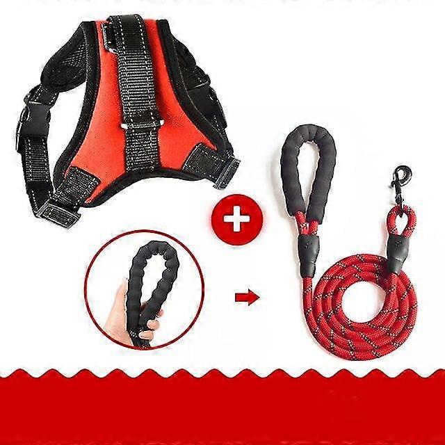 harness leash vest adjustable reflective 1pcs