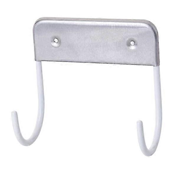 Durable and practical ironing board Hook hanger Holder Storage for laundry rooms White
