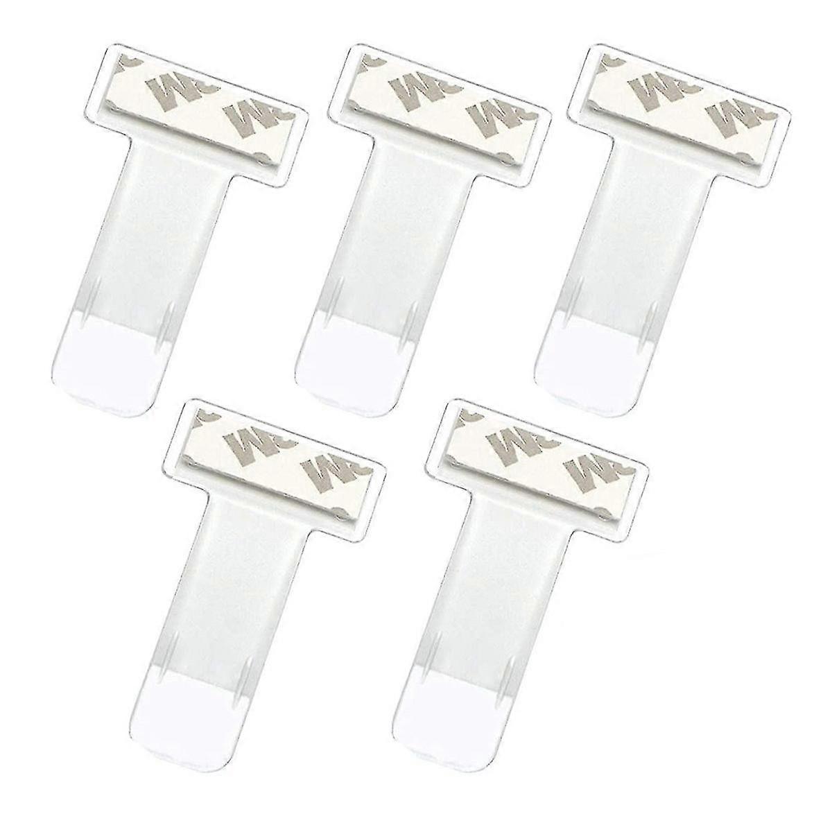 5 Pcs Parking Permit Holder,transparent Plastic Car Self-adhesive