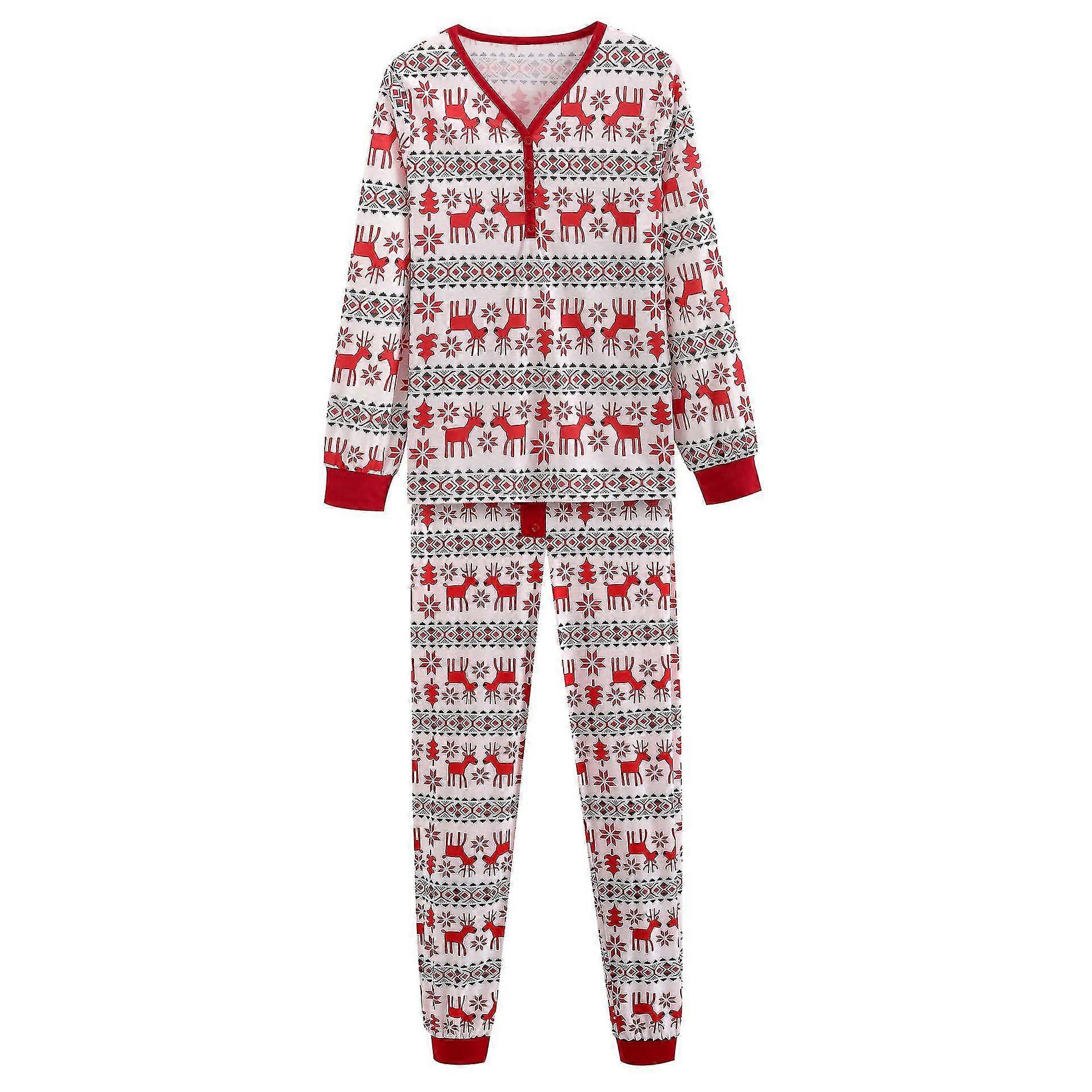 Julfamilj Matchande Pyjamas Nattkläder Pyjamas Set Festliga Vuxna Barn Nattkläder