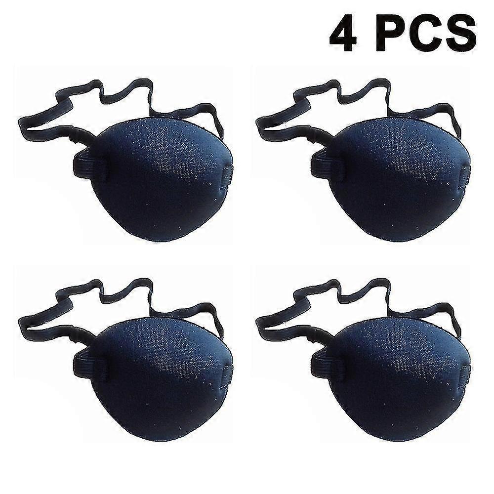 4 patchs pour les yeux, patch oculaire médical compatible avec le patch œil pirate de table