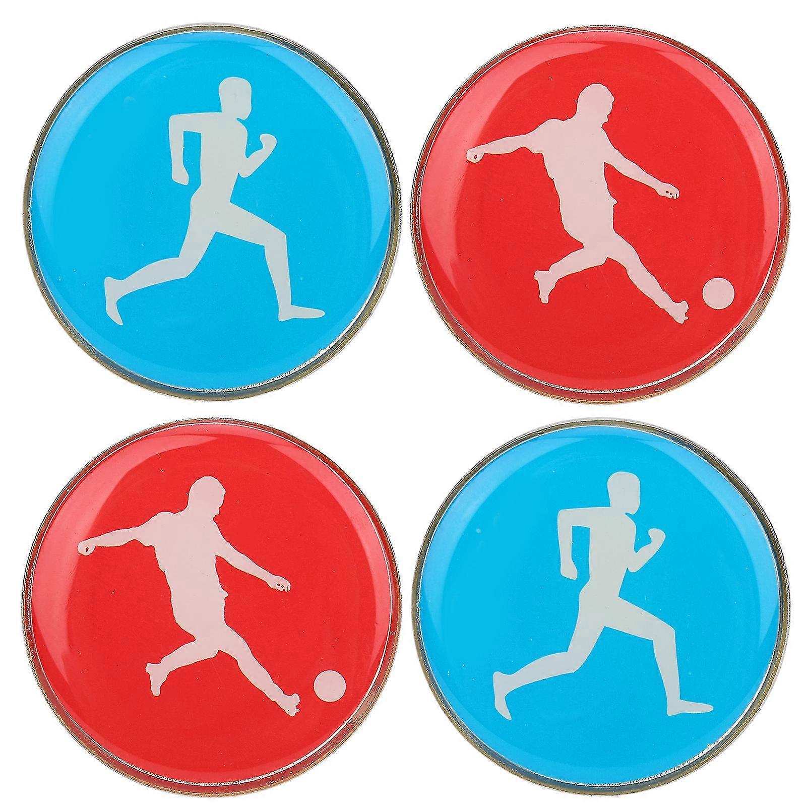 Soccer, Football, Volleyball, Table Tennis Referee Toss Coin Set - 4pcs