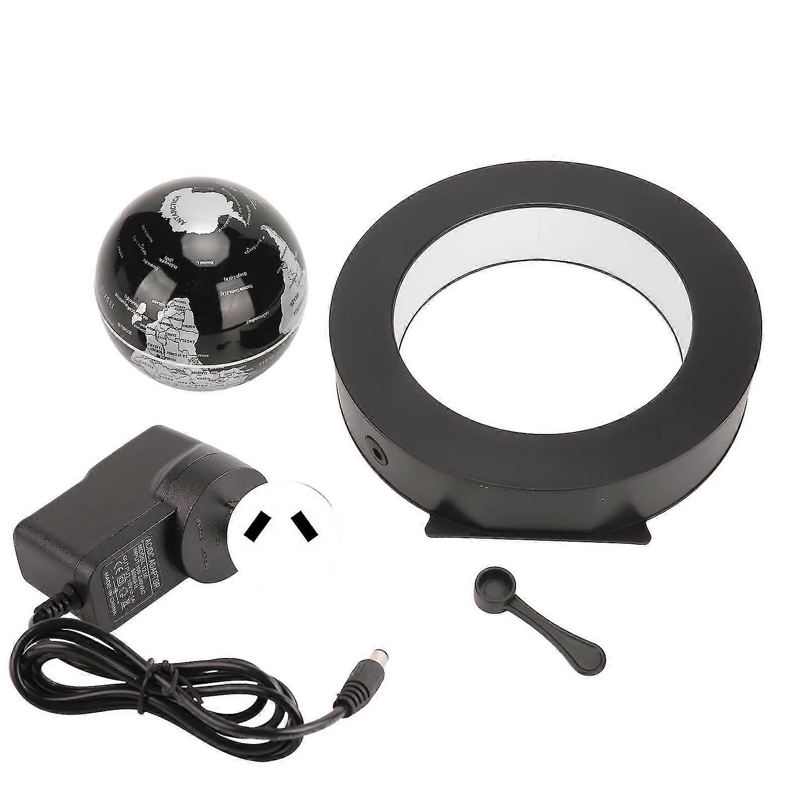 LED Light Magnetic Levitation Globe - World Map Ornament for Office DeskHome (AU Plug, 100-240V)