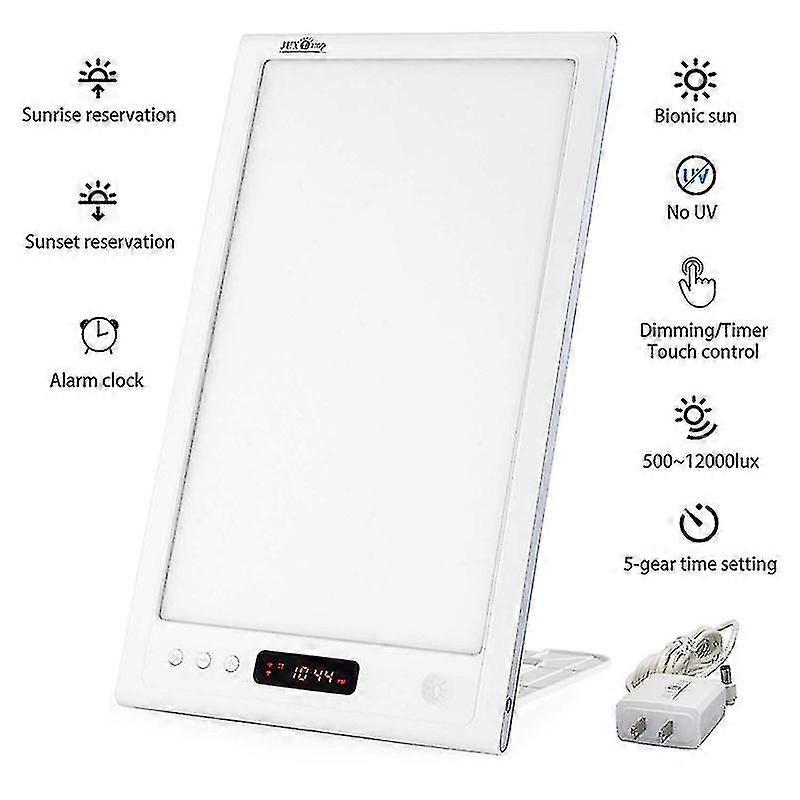 Light Therapy Lamp, Full Spectrum Bionic Solar Desk Lamp