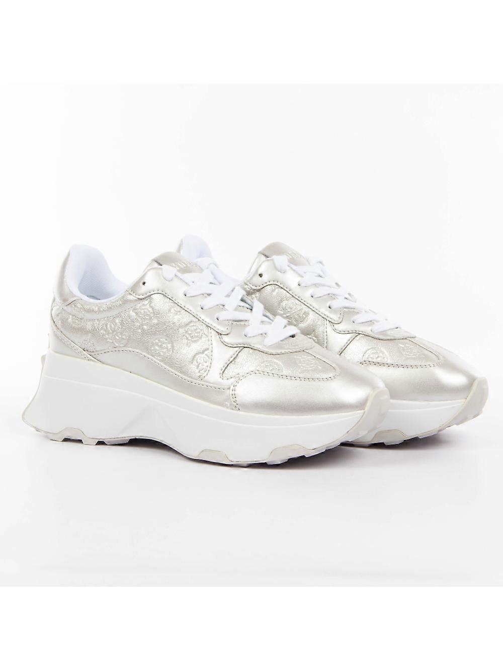 Sneaker Guess logo 4G Women Silver