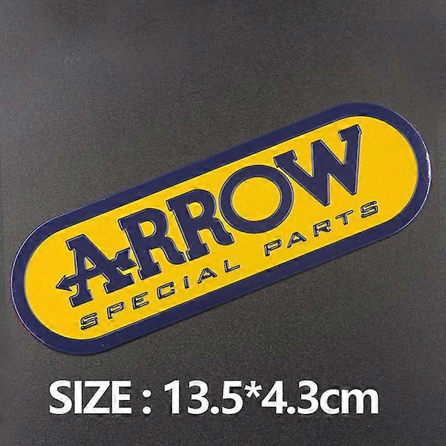 25 Items Motorcycle Exhaust Pipes Decal Vehicle Decals Aluminium 3D Heat-resistant Decals Vehicle Decals For Yoshimura Two Brother Arrow Decal