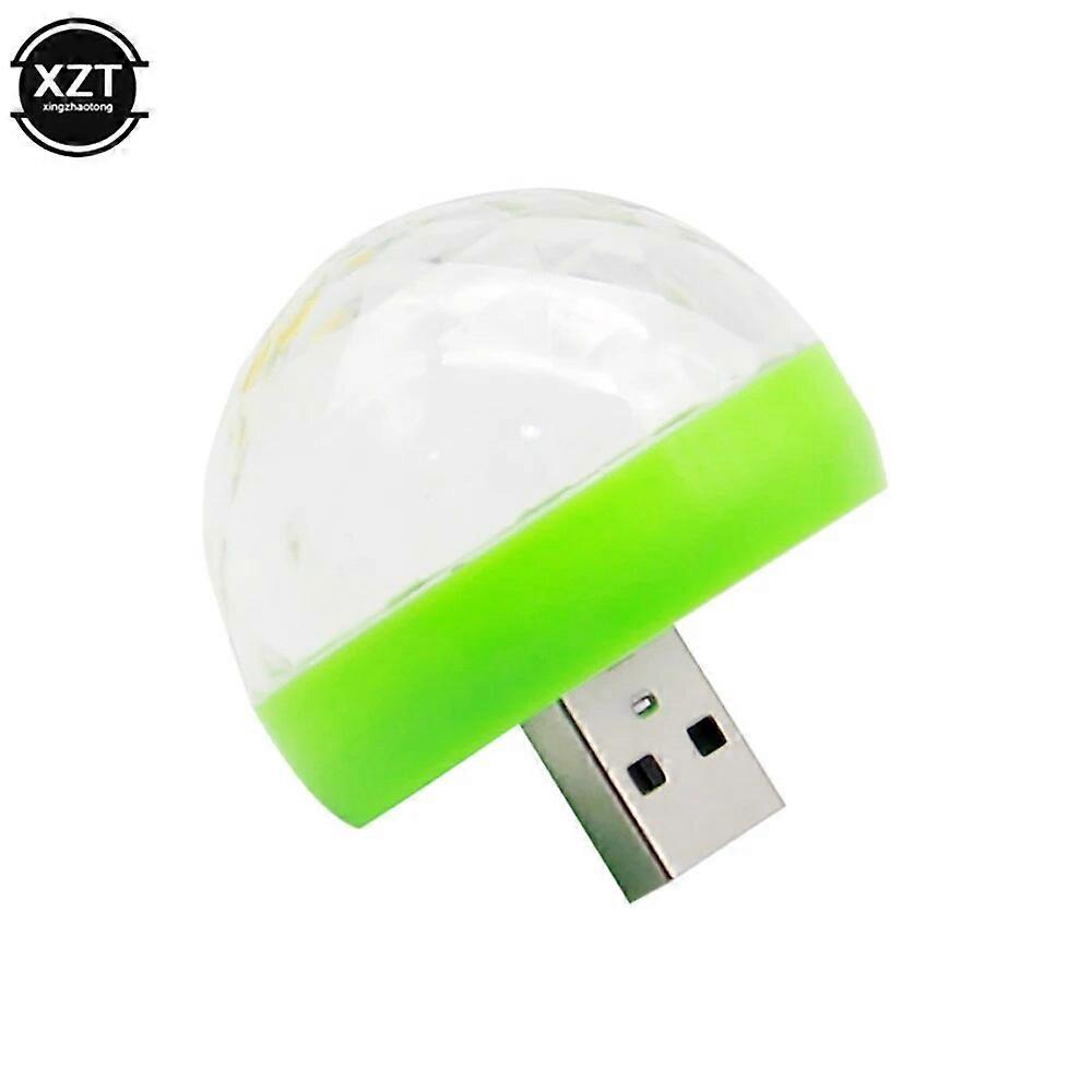 USB Voice Controlled Party Light Car Atmosphere Light Disco Light Field Jump DJ Disco Ball Stage Lamp ForApple Android PhoneMotor Vehicle Lighting