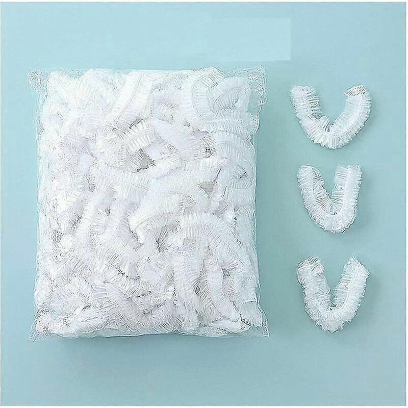 100PCS Clear Food Lids Elastic Plastic Stretch Food Lid Reusable Food Cling Film Protect Vegetables Fruit Fridge Storage