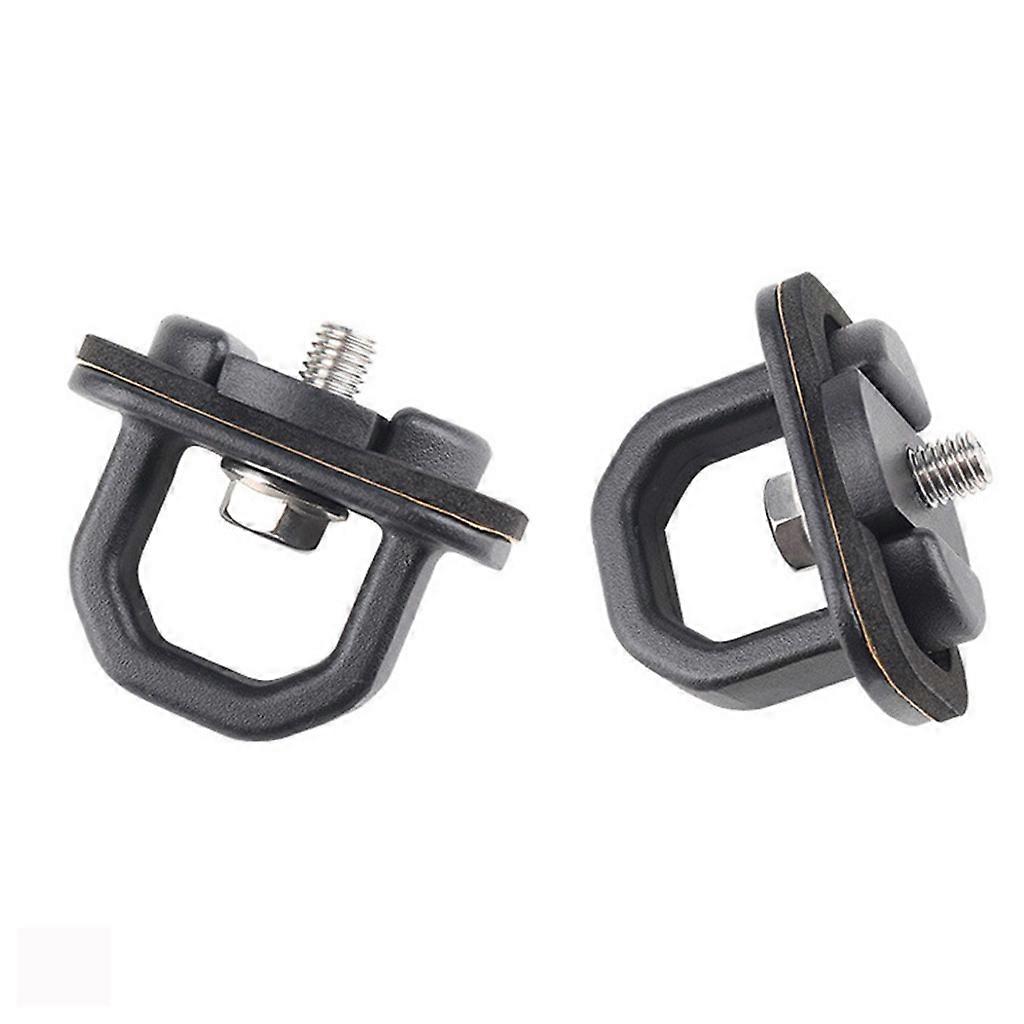 2pcs/set Pickup Trunk Lock Buckle Tie Down Fixing Pull Ring Truck Bed Hook