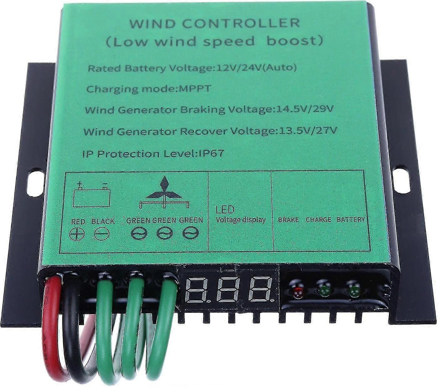 Mppt Charge Controller,wind Power Generator Controller With Led Display - Adjustable Wind Turbine Charge Controllers For Home