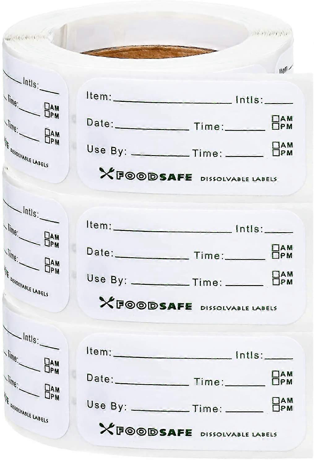 900 Pieces Food Storage Labels Adhesive Removable