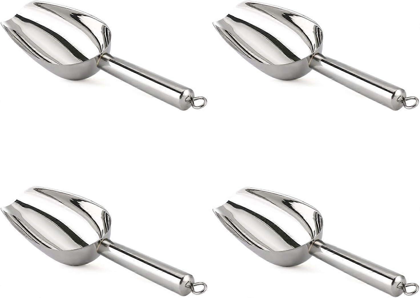 Stainless steel spoon for kitchen, multi-purpose, -4 pcs.