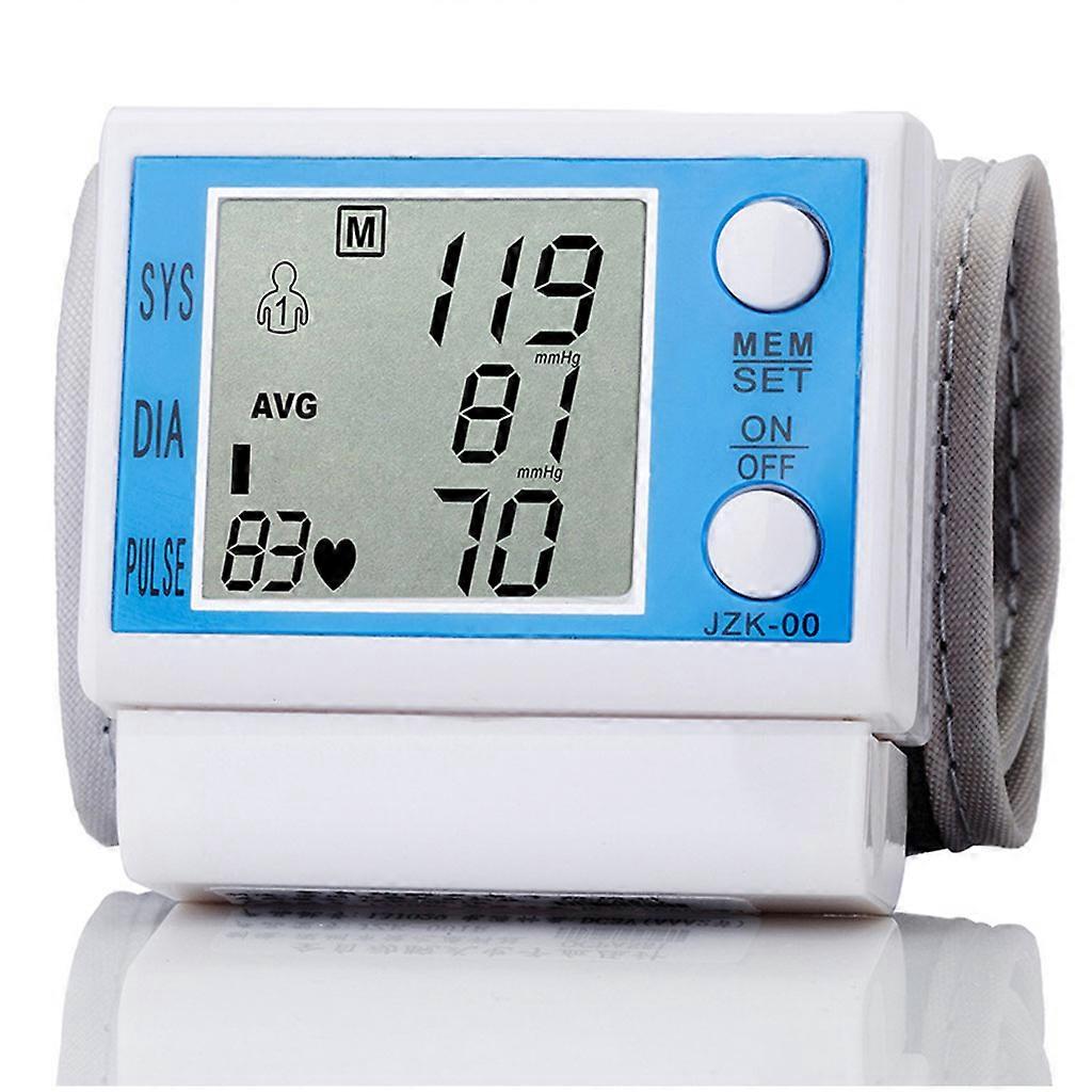 Blood Pressure Monitor Tensiometer Automatic BP Machine Pulse Heart Rate Meter