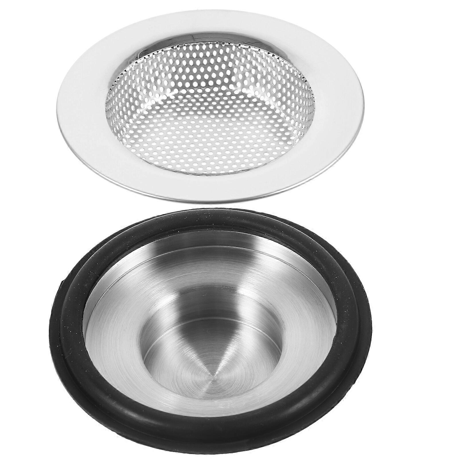 1 Set Garbage Disposal Stopper Splash Guard Kit Kitchen Sink Stopper Strainer Set