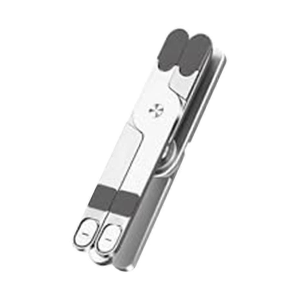 360 Rotating Laptop Stand Portable Riser Holder Ergonomic Computer Riser For Laptops Up To 16inch Silver