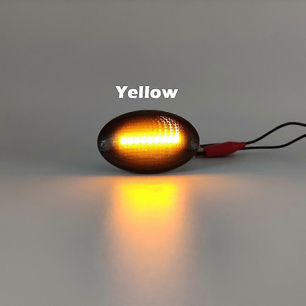 2Pcs For Ford Fiesta 1989-1997 KA 1996-2008 Transit 2006-2019 Transit Tourneo 1994-2014 LED Side Marker Lamp Turn Signal Light
