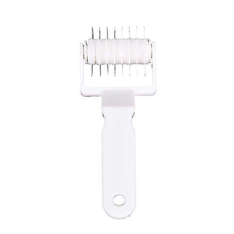 Baking Tool Cookie Pie Pizza Bread Pastry Lattice Roller Cutter Plastic. (white)(1pcs)