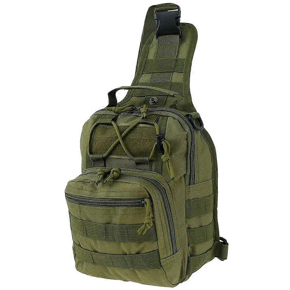 Πεζοπορία Trekking Sling Bag Tactical Shoulder Backpack Camping Crossbody τσάντα Αδιάβροχη τσάντα στήθους ώμου Στρατιωτική αθλητική τσάντα