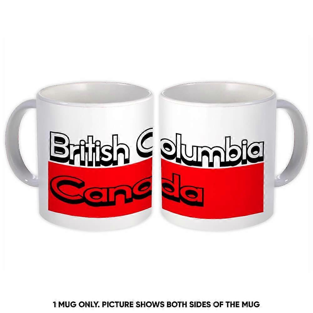 Gift Mug: British Columbia Canada Rectangle