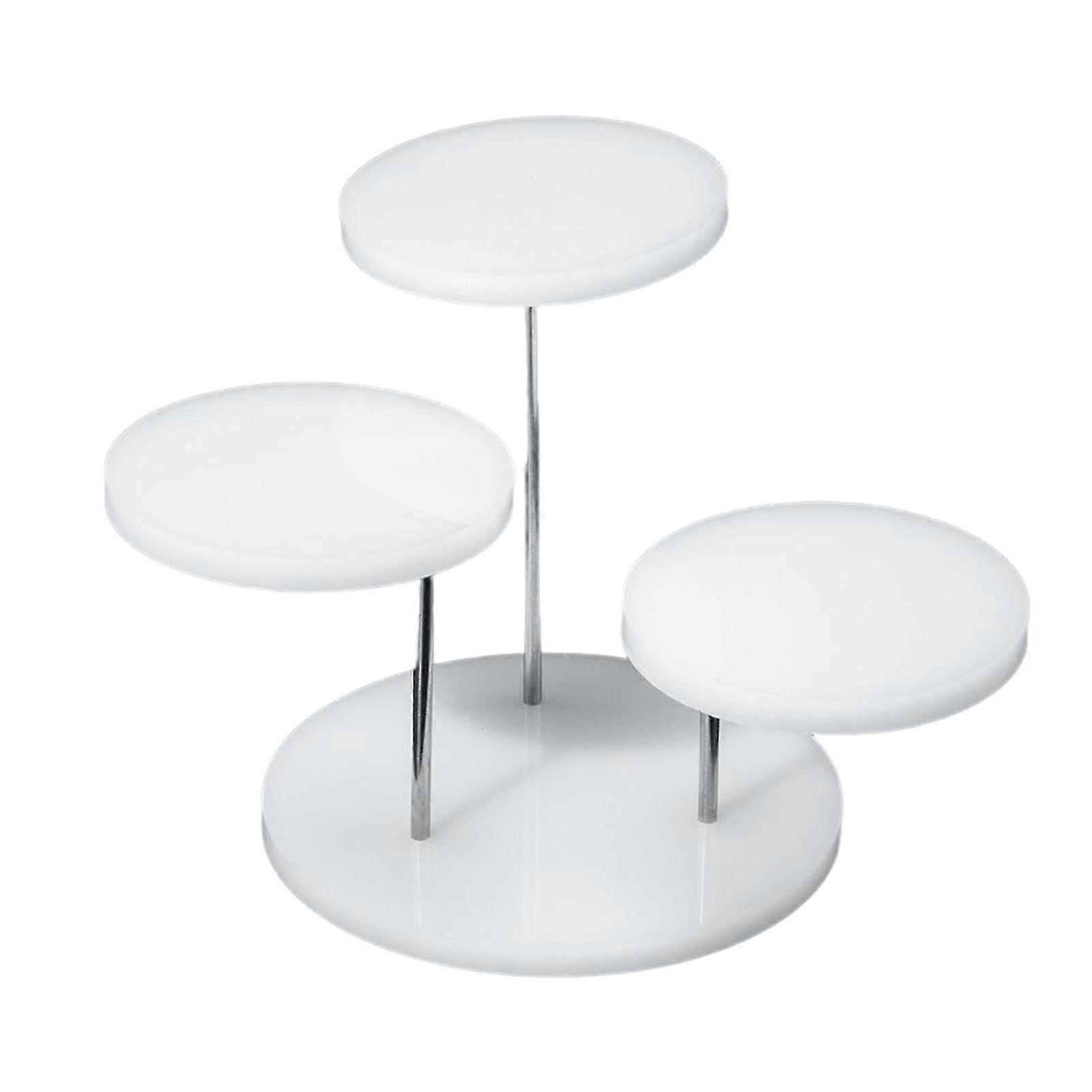 Multi-layer Cupcake Stand Acrylic Tiered Serving Round Cupcake Tower For Party