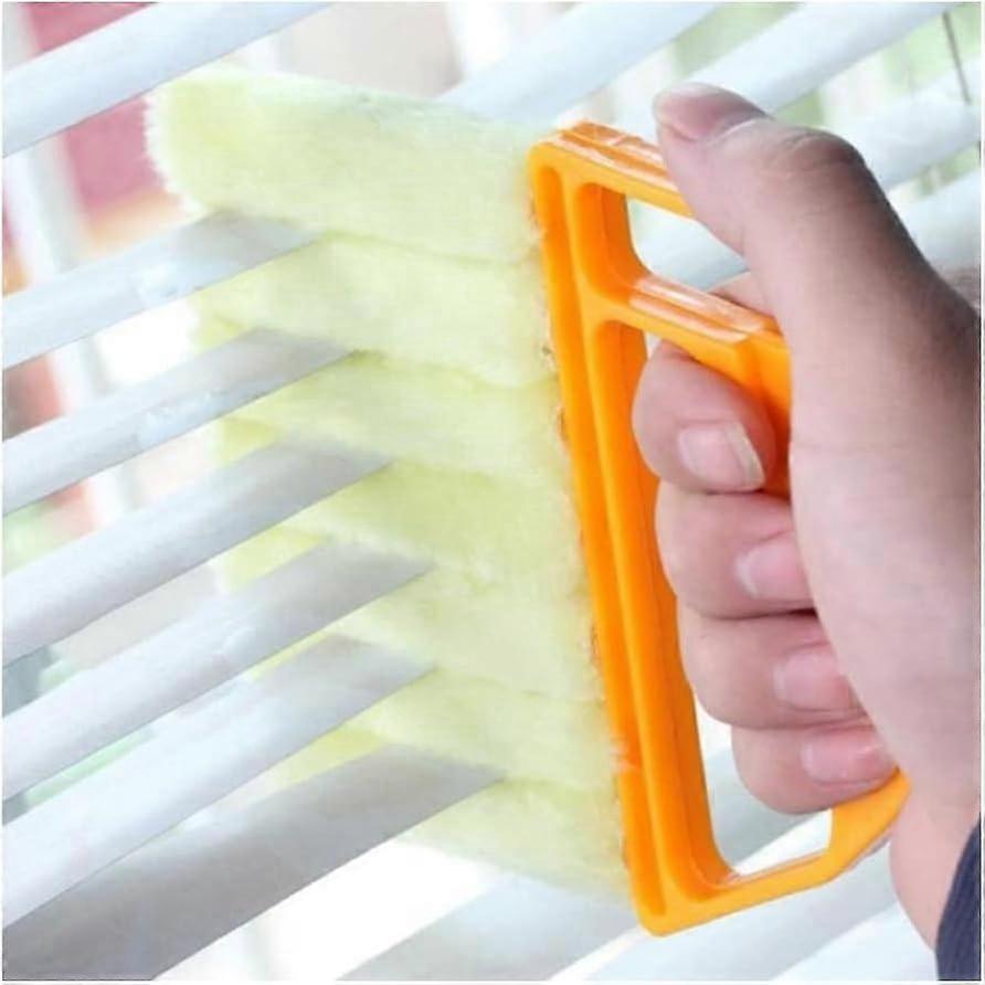 Orange Washable Window Blind Cleaning Brush