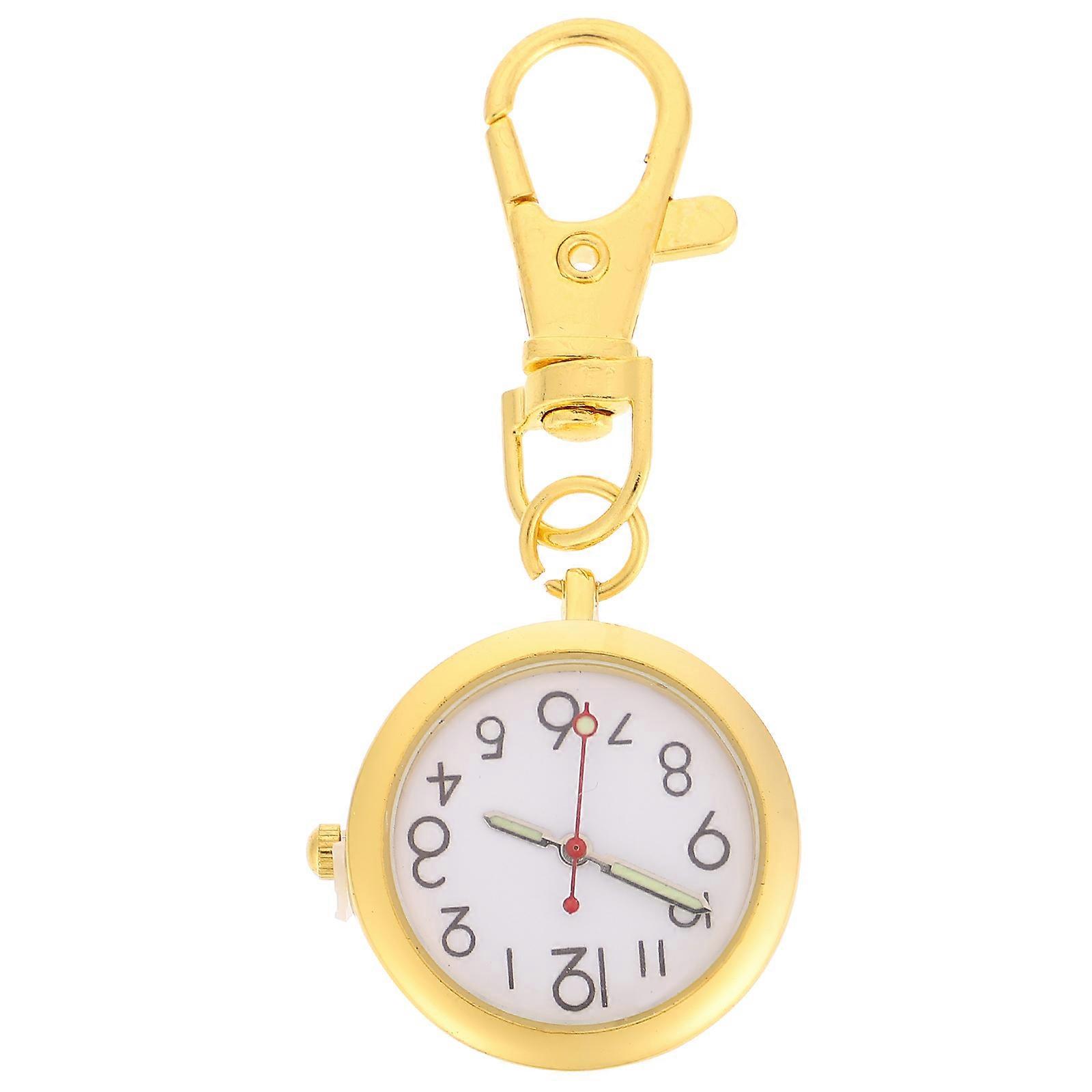 Alloy Nurse Watch Practical Pocket Watch Creative Hanging Watch with Keychain