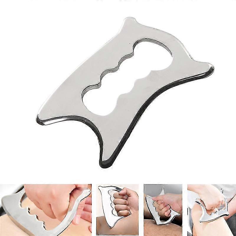 Stainless steel gua sha massage tool iastm therapy massager myofascial release tools muscle soft tissue body guasha health care