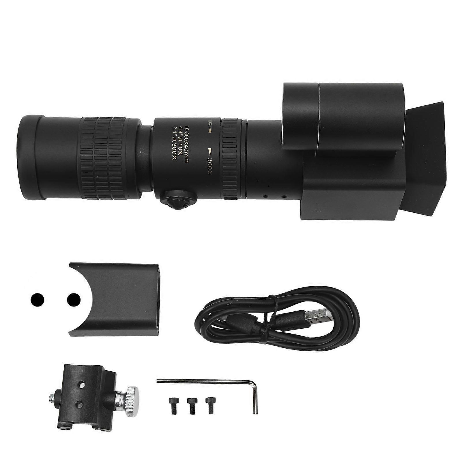 Monoculare per visione notturna HD Clear Accurate Color Display Monoculare a infrarossi per la caccia al campeggio 100V240V