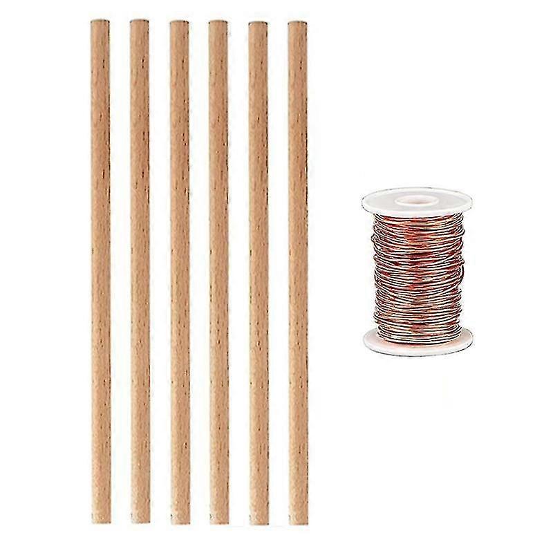 99.9٪ أسلاك نحاسية نقية للثقافة الكهربائية البستنة الأسلاك النحاسية مع 6 حصص لزراعة نباتات الحدائق والخضروات