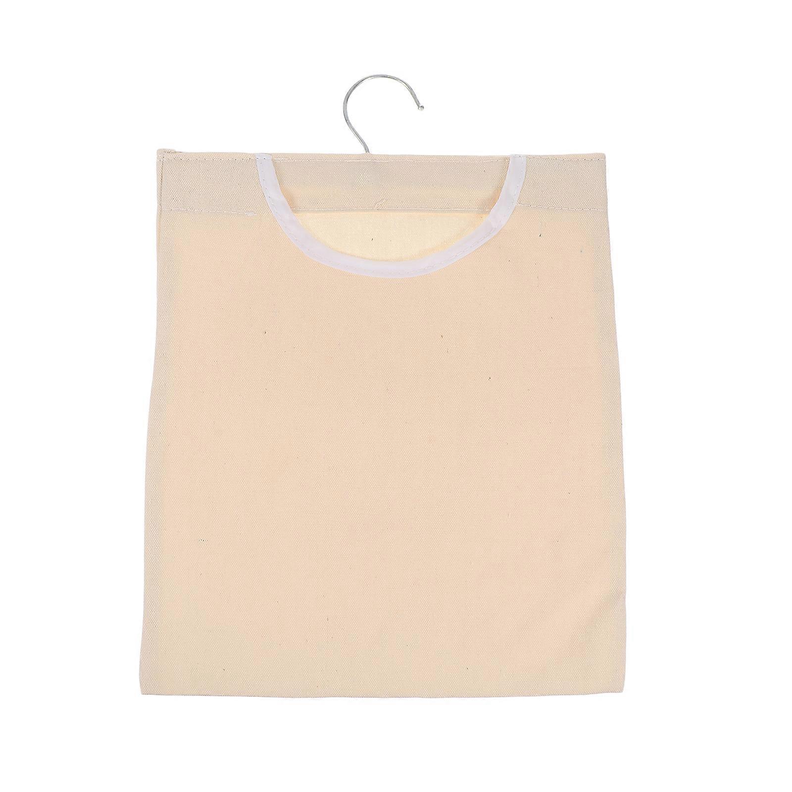 Canvas Storage Bag Mesh Laundry Hamper Wall Mounted Hamper Dirty Clothes Hamper