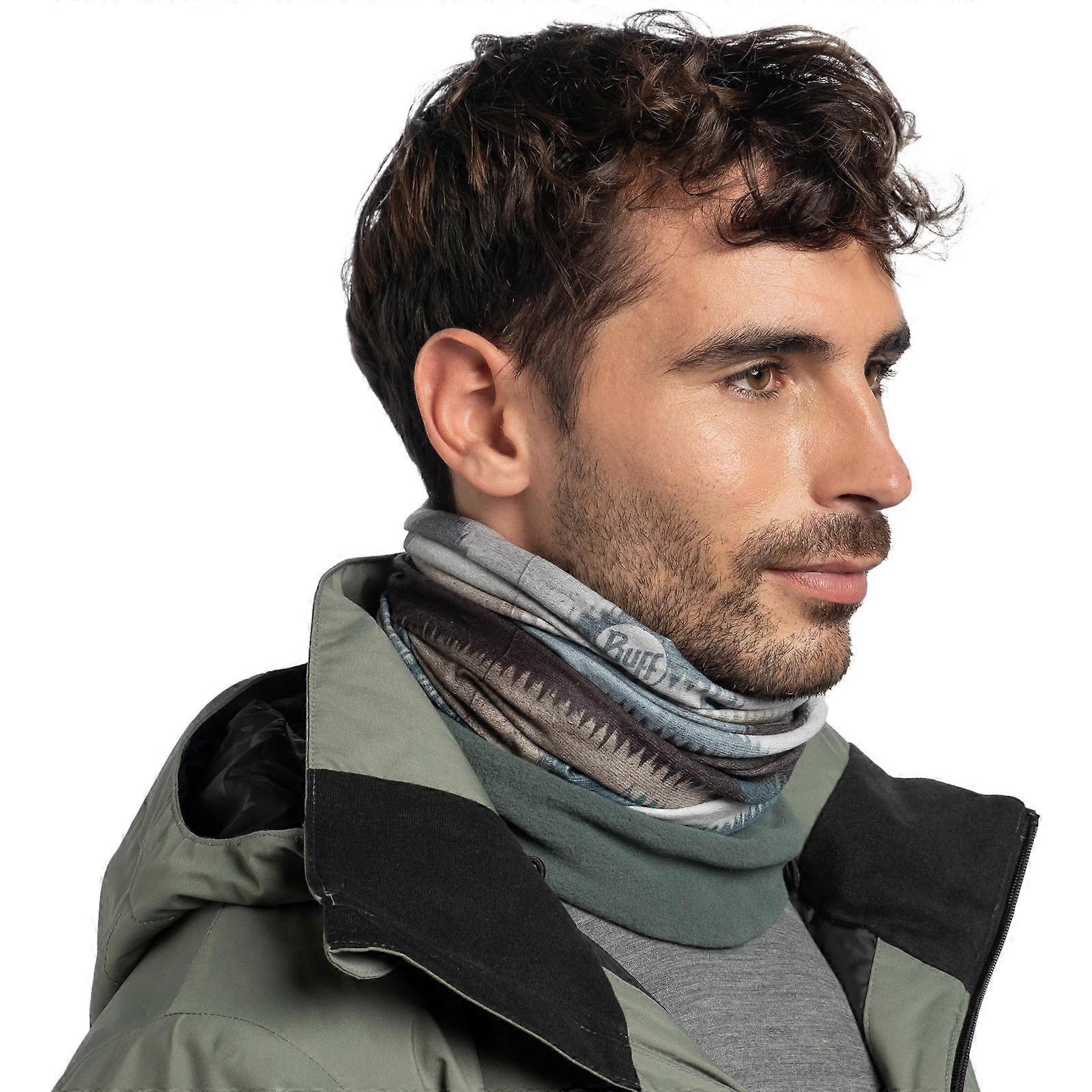 Buff Mens Multifunctional Polar Neckwear Bandana Neck Gaiters - Ticex Silversage